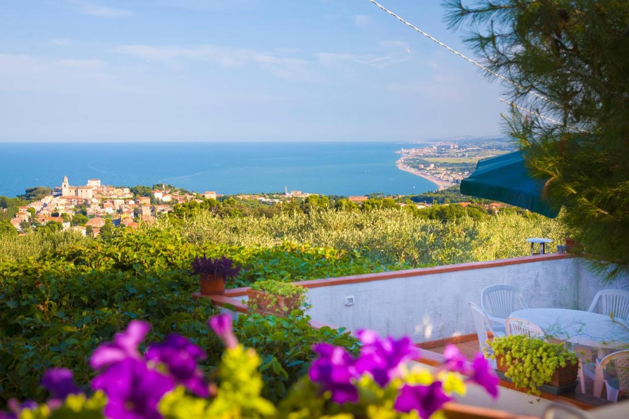La Terrazza Del Conero Monolocale Lägenhet Sirolo Exteriör bild